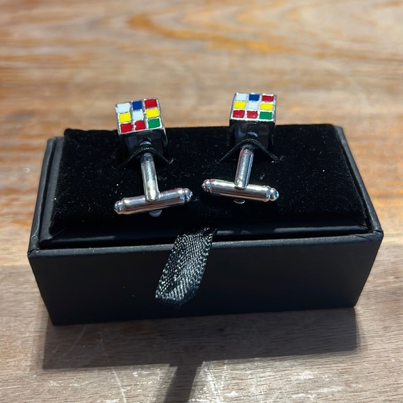 Rubik cube cuff links - Picture 1 of 1